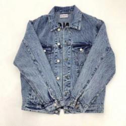 Balenciaga denimjack logo
