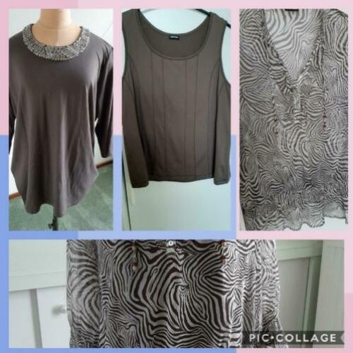 Blouse en shirts maat 46.samen