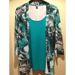 Paola blouse van viscose, maat 46