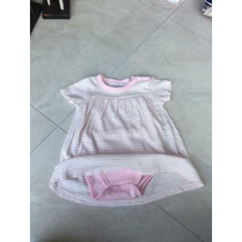 Burts and Bees baby romper jurk 12 maanden/ maat 80