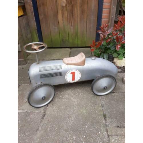 Loopauto metaal zilver
