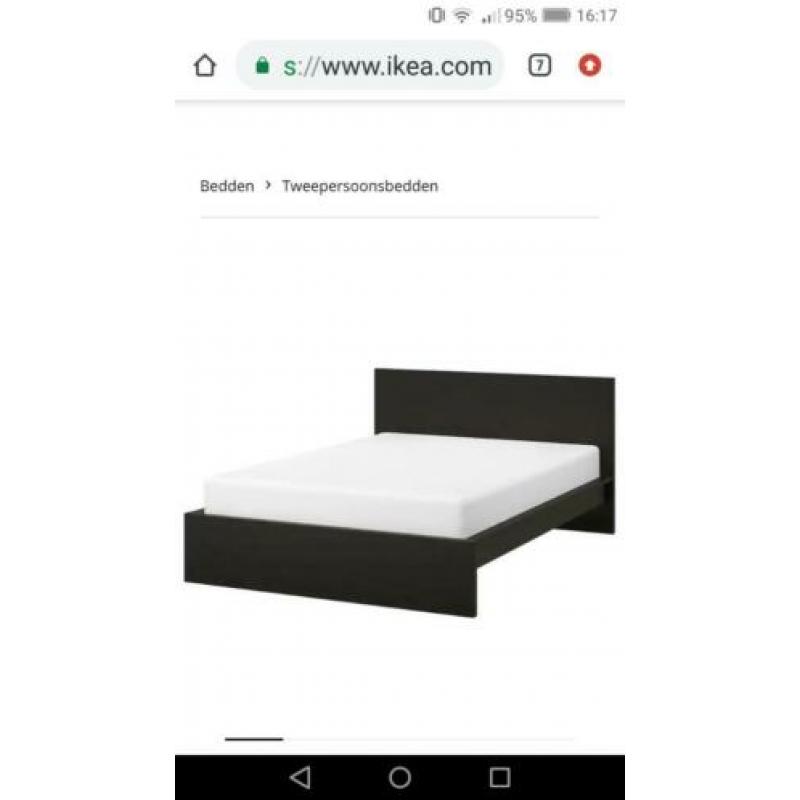 Bed 2 pers.En toebehoren