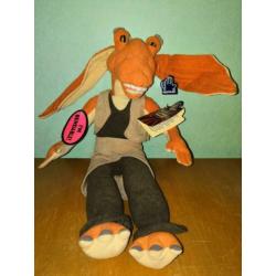 Star Wars - millennium falcon & Jar Jar Binks