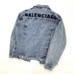 Balenciaga denimjack logo