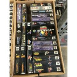 Zeer groot aanbod N64 games en andere retro games.