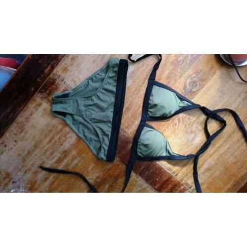 Groene halter bikini merk mbyM.