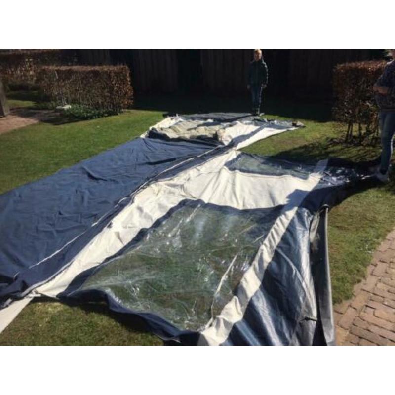 3x Voortent, blauw/ecru Roadmaster Family S