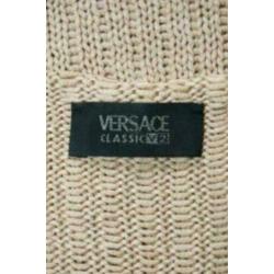 VERSACE CLASSIC V2 vintage truitje, trui, zand-camel, Mt. L