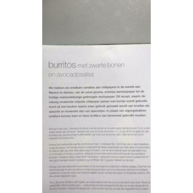 Kook boek van Afrika,Indie en Europa recepten.nieuw