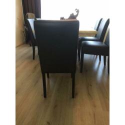 6 eetkamer stoelen