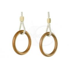 HOUTEN RINGEN turnringen ook ringtrapeze metalen ringen