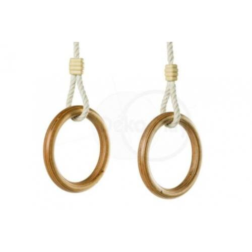 HOUTEN RINGEN turnringen ook ringtrapeze metalen ringen