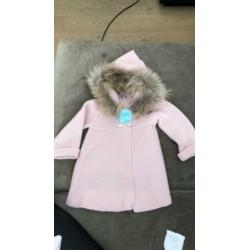 Vest bont roze meisjes 18 maanden