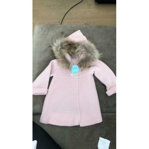 Vest bont roze meisjes 18 maanden