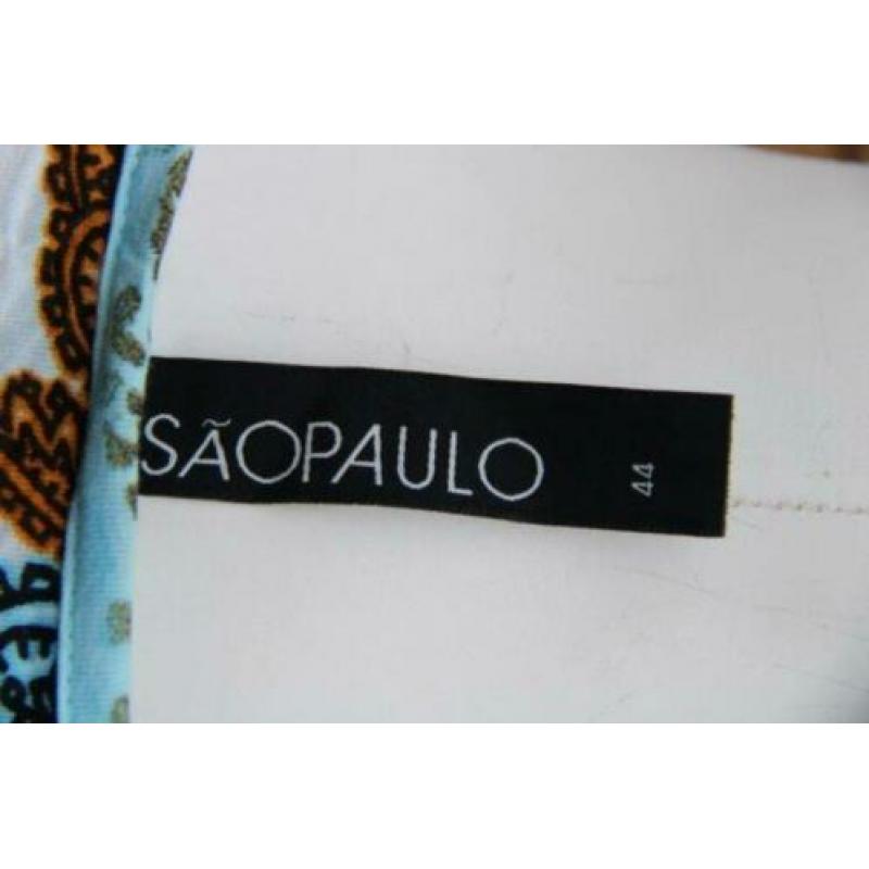 Jurk aqua/ oranje Saopaulo mt 44
