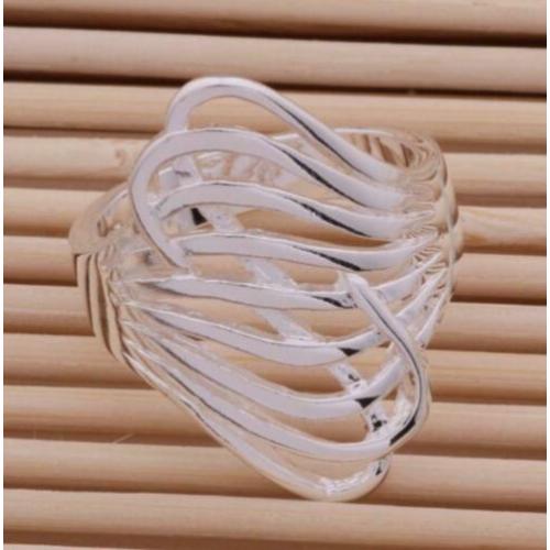 Mooie 925 sterling zilveren wave ring