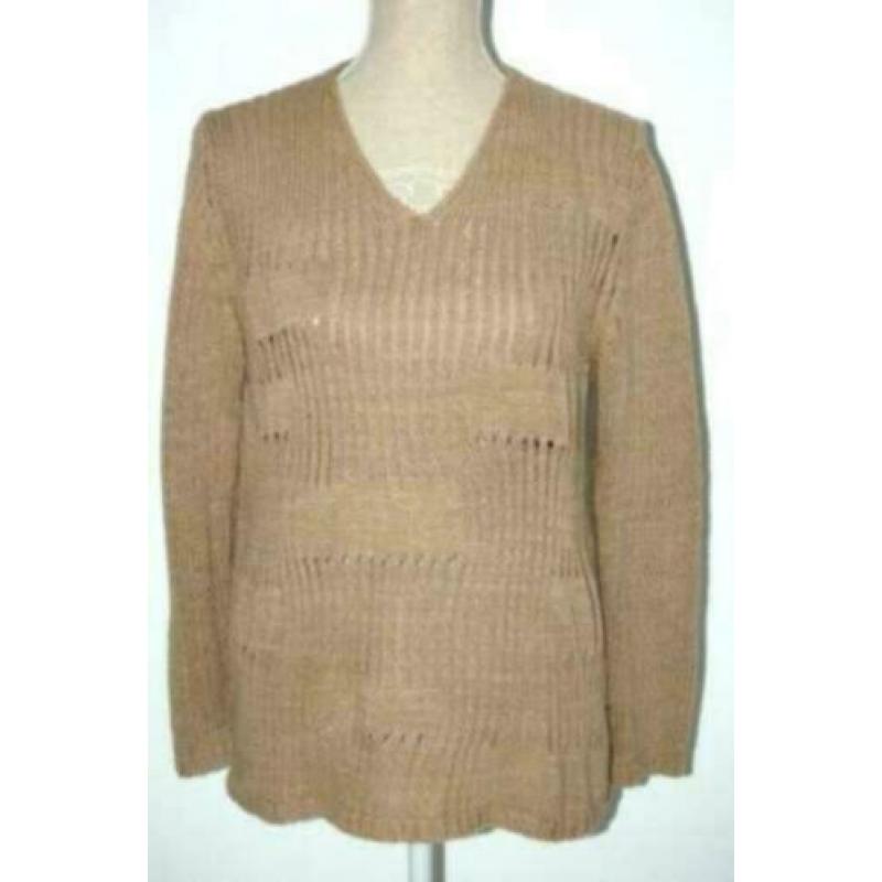 VERSACE CLASSIC V2 vintage truitje, trui, zand-camel, Mt. L