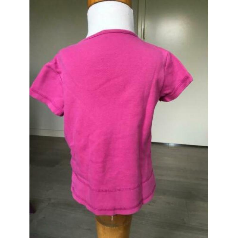 C&A roze shirt dikkere stof mt 104 ZR