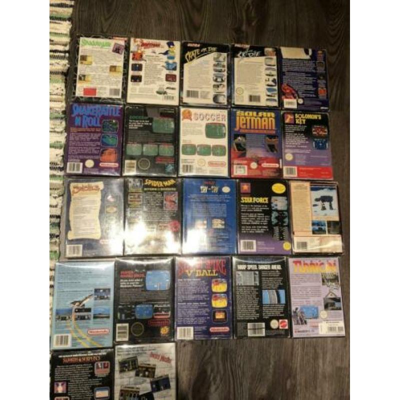 Nintendo nes collectie Titels S