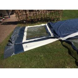 3x Voortent, blauw/ecru Roadmaster Family S