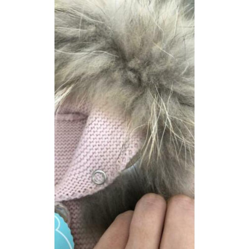 Vest bont roze meisjes 18 maanden