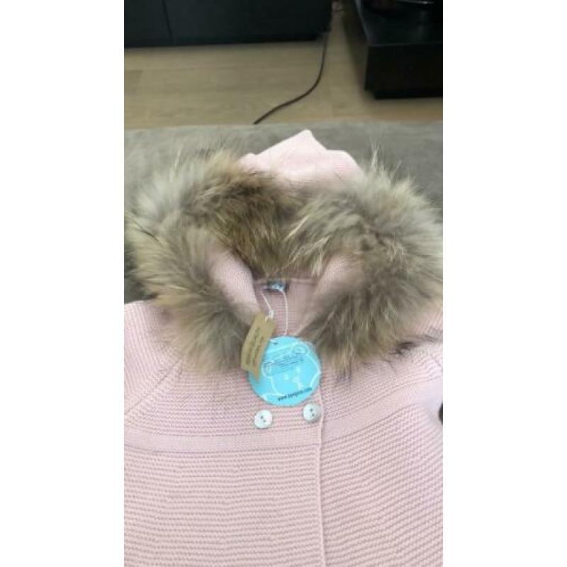 Vest bont roze meisjes 18 maanden