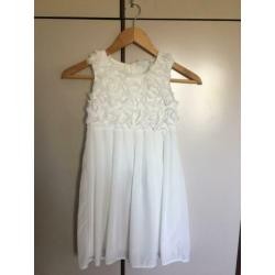 Communiejurk maat 128