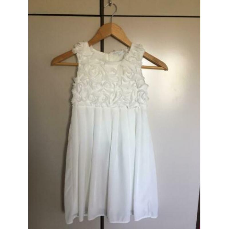Communiejurk maat 128