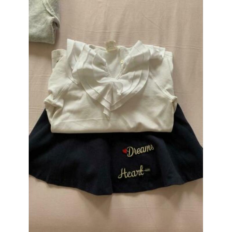 122 Zara kids rokje + JOTTUM Shirt wit