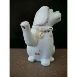 Vintage theepotje - kindertheepotje - hondje - Chinees