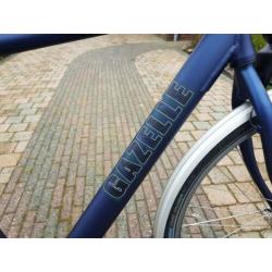 Gazelle esprit heren 55cm 3 versnellingen nieuwstaat blauw