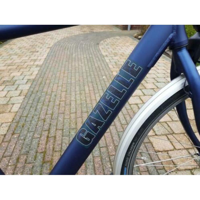 Gazelle esprit heren 55cm 3 versnellingen nieuwstaat blauw