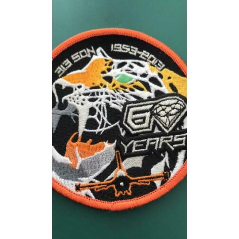 Patch 313 tijger sqn F-16 60 years in 2013 3d patch