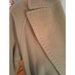 NIEUWE Beige/camel lange jas van Claudia Strater, 36