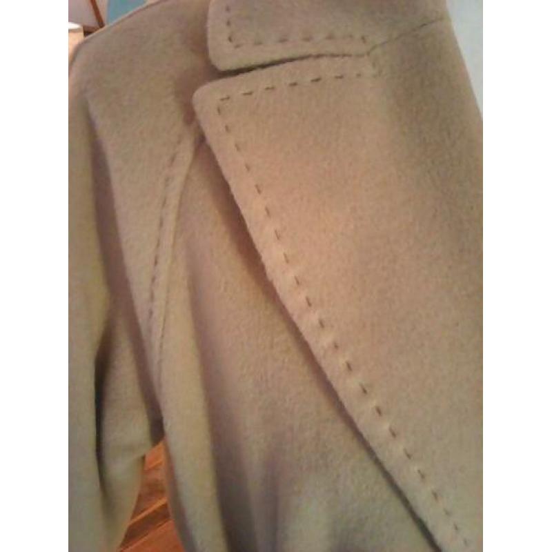NIEUWE Beige/camel lange jas van Claudia Strater, 36