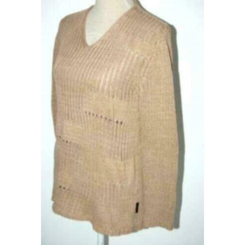 VERSACE CLASSIC V2 vintage truitje, trui, zand-camel, Mt. L