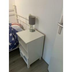 Nachtkastjes wit 2 stuks met of zonder lampen