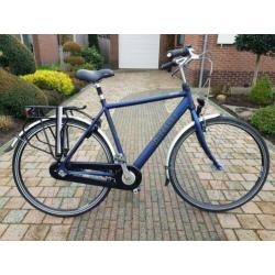 Gazelle esprit heren 55cm 3 versnellingen nieuwstaat blauw