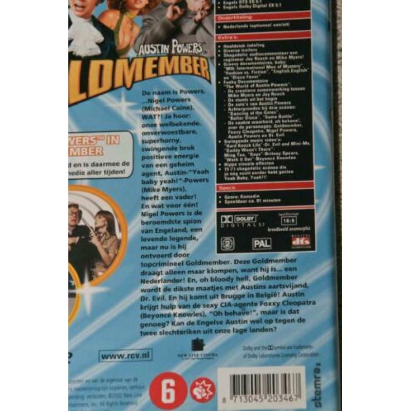 "Gold member". Austin Powers. Actiecomedy