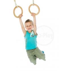 HOUTEN RINGEN turnringen ook ringtrapeze metalen ringen