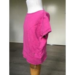 C&A roze shirt dikkere stof mt 104 ZR