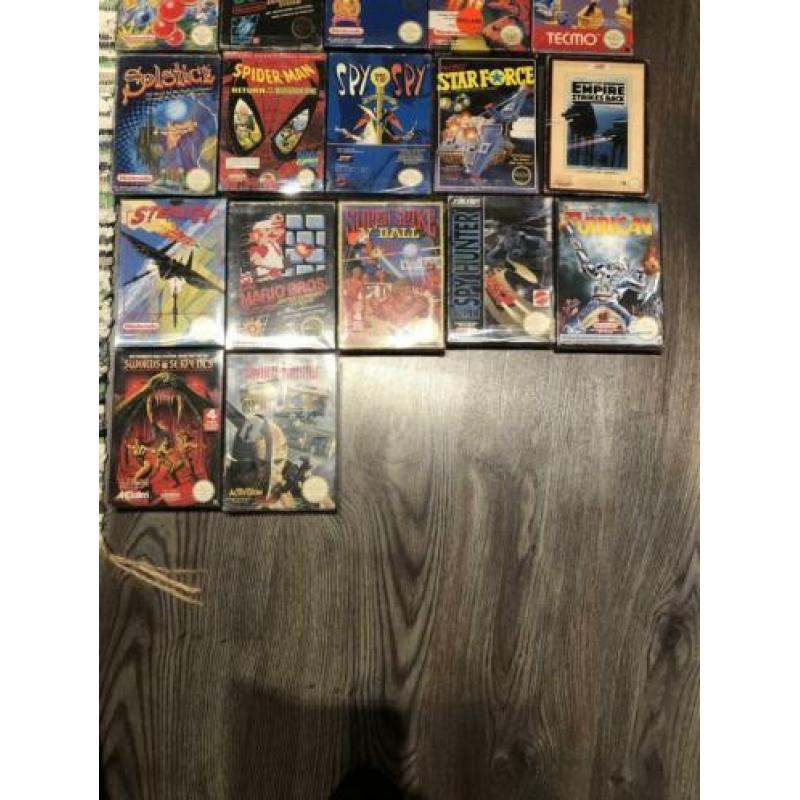Nintendo nes collectie Titels S