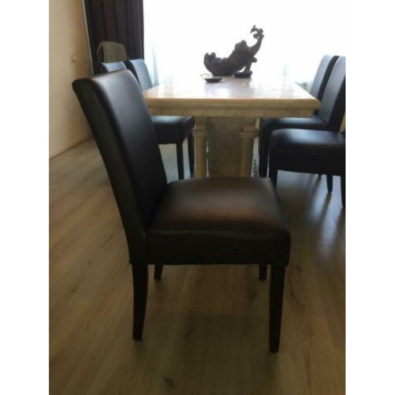 6 eetkamer stoelen