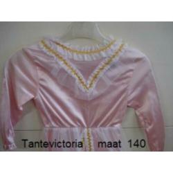 NIEUW Prinsessenjurk 4415 prinses roze rose prinsesjurk/140