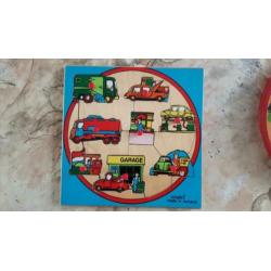 3 oude houten puzzels