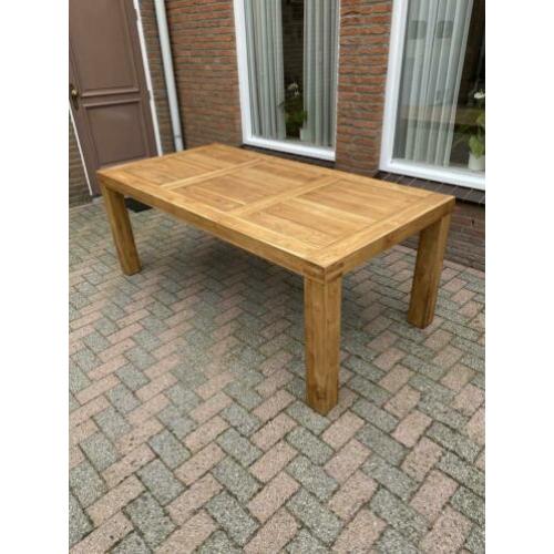 teak houten eettafel