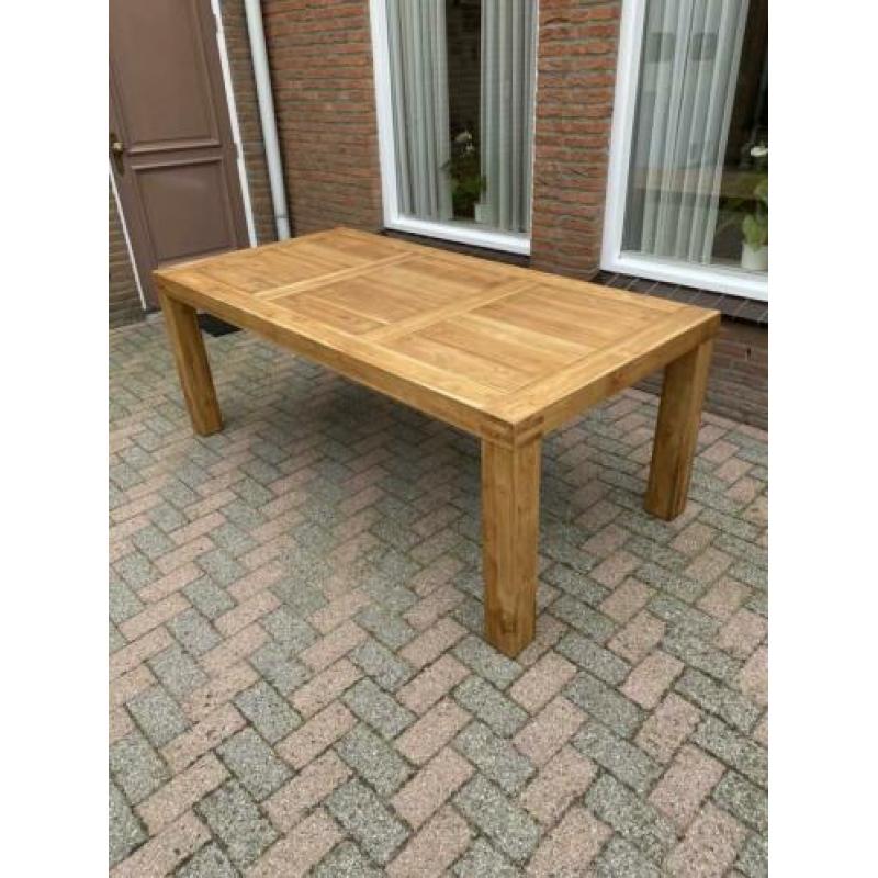 teak houten eettafel