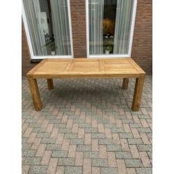 teak houten eettafel