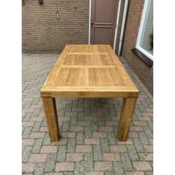 teak houten eettafel