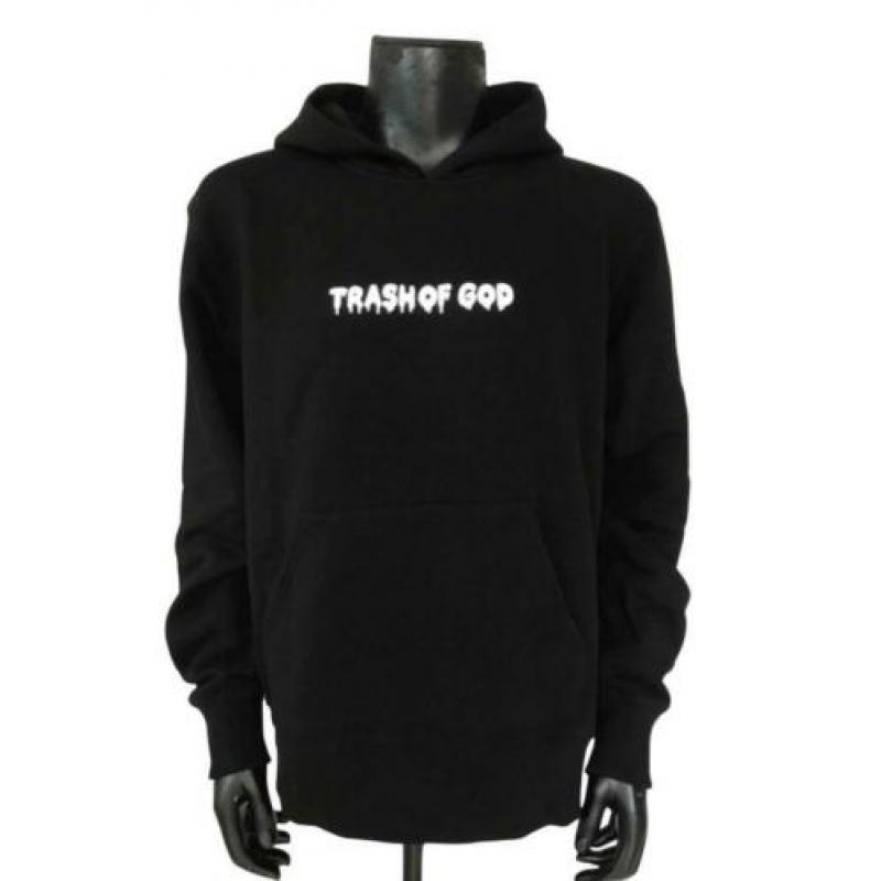 Gave Trash Of God Hoodie. Maat XL. Kleur Zwart. Supergaaf